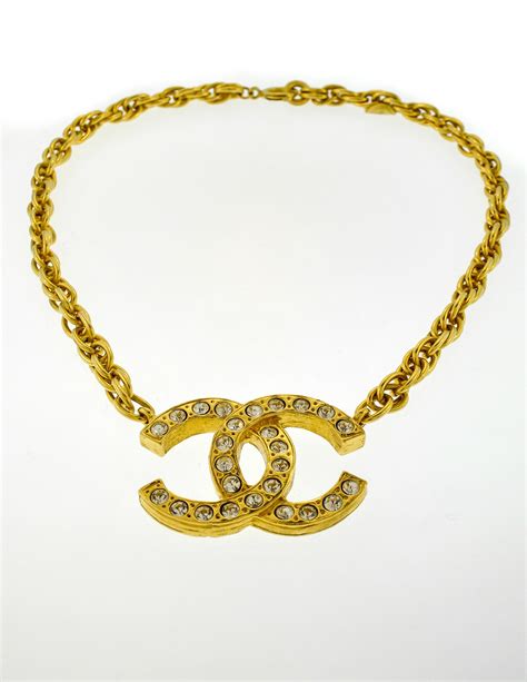 chanel logo jewelry necklace|Chanel necklace price list.